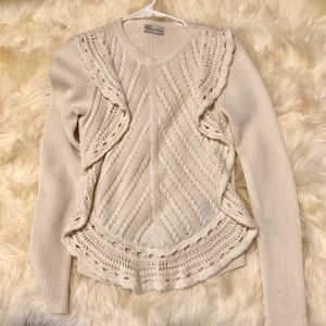 Red Valentino sweater ruffled